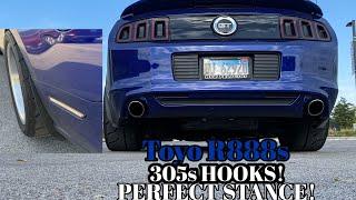 BLUDINI Gets a STUPID THICK REAR END! TOYOS PROXES R888rs!!