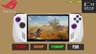 ROG ALLY | Monster Hunter Wilds Beta Performance Review / Benchmark 1080P, 900P, 720P