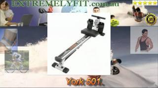 York rowing machine for easy body workouts.