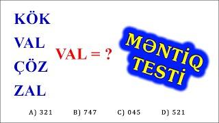 Məntiq sualları və cavabları #25. asan izah