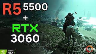 Ryzen 5 5500 + RTX 3060 | Tested in 17 Games (2024) | 1080p