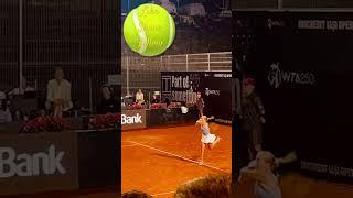 Mirra Andreeva Serve Final Wta 250 Iasi @WTA @UniCreditGroup