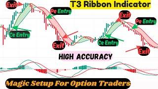 Magical Indicator For Intraday Option Trading / T3 Ribbon The Money Making Tool #dailyprofit