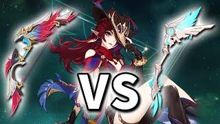 「Chasca」Astral Vulture's Crimson Plumage vs Skyward Harp | Genshin Impact