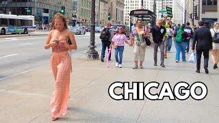 Summer Beautiful Day in Chicago on Saturday | July 20, 2024 | 4k 60fps City Sounds