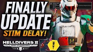 Helldivers 2 Stim Delay Update Fix! Finally It's Coming!