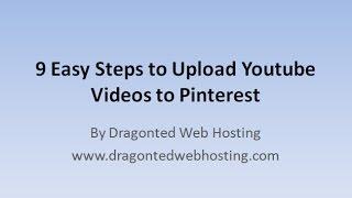 9 Easy Steps to Pin a Youtube video to Pinterest