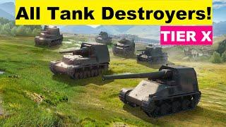 Hunting for Damage in All Tank Destroyers Tier X! - Live Stream! World of Tanks Blitz