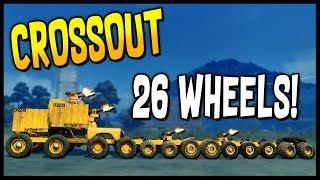 Crossout - THE LONGEST BUILD EVER! Worst Vehicle Build Ever Challenge [Crossout Gameplay]