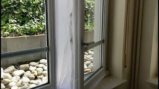 HOOMEE Fensterabdichtung für Klimaanlagen (Installation Doppelfenster)