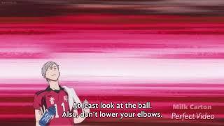 Haikyuu!! Kenma scolds Lev