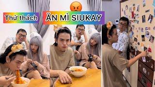 THẦY BEO U40 & CIIN BÙI THẢO LY THỬ THÁCH NGÔ ĐÌNH NAM ĂN MÌ SIUKAY HÁT HOT TREND TIKTOK 3 BIỂU CẢM