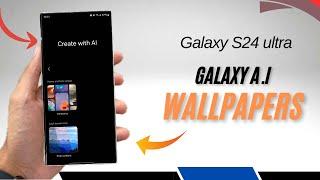 Samsung Galaxy S24 Ultra - HIDDEN Galaxy A.I Wallpaper Trick!