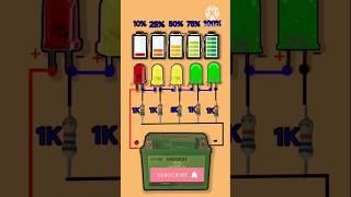 battery charging level indicator | shorts | diy