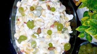 Best mix cream fruit chat recipe by cooking with Sadia very Yumi and delicious Must try