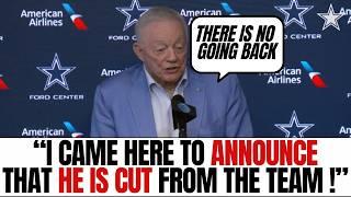 COWBOYS STAR CUT NOW! AFTER PAINFUL LOSS, JERRY JONES SPEAKS OUT AND MAKES A SERIOUS DECISION.