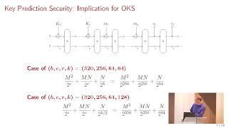 Key Prediction Security of Keyed Sponges