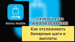 КАК ОТСЛЕЖИВАТЬ БИНАРНЫЕ ШАГИ И ВЫПЛАТЫ ЗА НИХ | БИЗНЕС АТОМИ