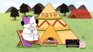 Solo Camping Lofi ~ Beats to Relax, Study, Sleep - Stormy Lofi