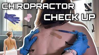 Unintentional ASMR | Real Person Chiropractor Back Inspection - Skin Pulling, Cracking, Massage +