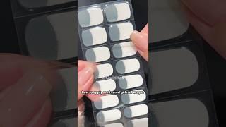 How to apply our semi cured gel nail strips #nailart #nailtutorial #summernails #naildesign #nail