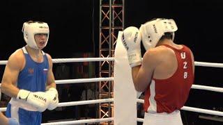 Finals YM86kg ISROILOV AKMALJON (UZB) vs DZHAMAEV KAMIL (RUS) | IBA YWCHs Budva 2024