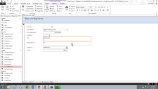 Access C Video 3 - Use Form Layout View