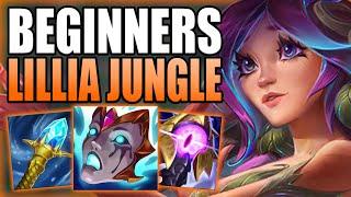 HOW TO EASILY ESCAPE LOW ELO BY PLAYING LILLIA JUNGLE FOR BEGINNERS! - League of Legends Guide