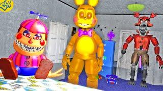 СТРАШНЫЕ АНИМАТРОНИКИ ФНАФ 4 ГАРРИС МОД || Garry's Mod FNAF