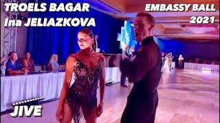 Champions of Blackpool Dance Festival 2021 Troels Bagar - Ina Jeliazkova | Jive