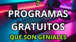 7 Programas Gratuitos que son Absolutamente Increíbles (NO PATROCINADO) 2024