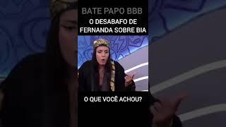 FERNANDA FALA SOBRE BIA #bbb #bbb24 #fernanda #eliminado #batepapobbb #bia