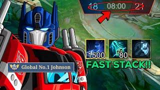 GLOBAL JOHNSON SECRET WAY TO STACK UP FAST!!(Pls don't abuse...)