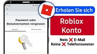 So stellen Sie Ihr Roblox-Konto ohne E-Mail wieder her (2024) Holen Sie sich Ihr Roblox-Konto zurück