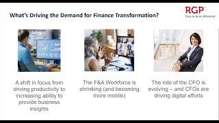 Future Ready Finance webinar with RGP and Workday