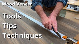 How to Work with Wood Veneer - Tools Tips and Techniques