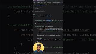 Launch effect in Jetpack compose android in Tamil #android #coding #shorts #short