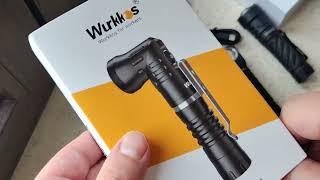 Review flashlight Wurkkos HD11 - spot|flood|red light