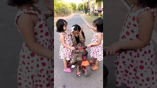 amaira n vedika ki cycle le li #amairagurjar #shorts