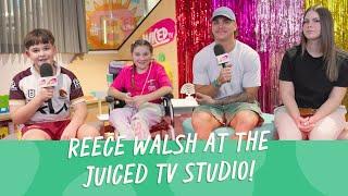 REECE WALSH AT THE JUICED TV STUDIO!