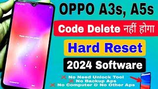 OPPO A5s Ka Lock Kaise Tode | Oppo A5s & A3s Hard Reset Forgot Pattern & Factory Reset | 2024 Method