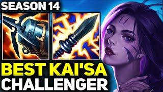 RANK 1 BEST KAI'SA IN THE WORLD CARRIES IN CHALLENGER! | Season 14 League of Legends