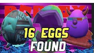 Roblox Egg hunt 16 eggs found (2021)