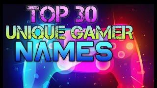 TOP 30 UNIQUE GAMER NAMES IDEAS || AXOMFF9