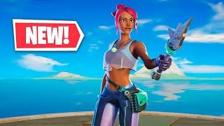 "OCEAN" SKIN GAMEPLAY - FORTNITE SEASON 3 BATTLE PASS SKIN SHOWCASE (NO COMMENTARY)