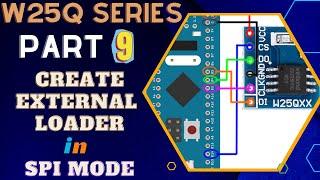 W25Q FLASH Memory || Part 9 || External Loader in SPI Mode