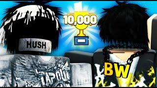 How I Got 10,000 WINS (ft. @BaconsOwnTheUniverse) | Roblox Bedwars