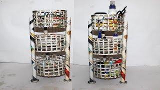 DIY-Newspaper Craft Idea_Best Out of Wast Craft Idea_Recycle Newspaper.