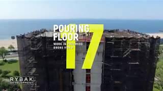 Sea Breeze Tower | Pouring The 17th Floor | Drone Video