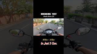 Breaking Test Activa 110️‍ #activa110 #hondaactiva #hondaactiva7g